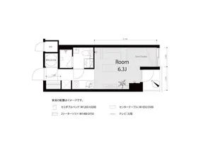 シティハイツ日本橋【4階】の間取り
