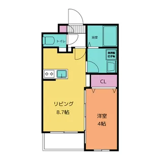 Horai-9【3階】の間取り