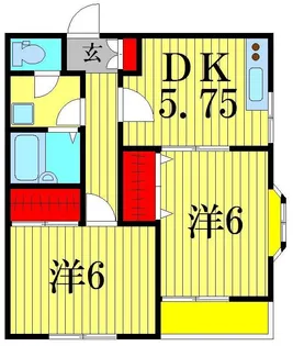 コートマグノーリアB【1階】の間取り