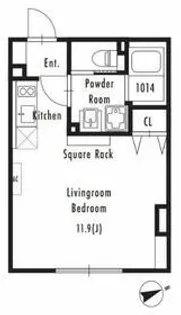 GRAN PASEO市谷仲之町【2階】の間取り