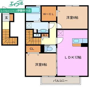 プリムローズ【2階】の間取り