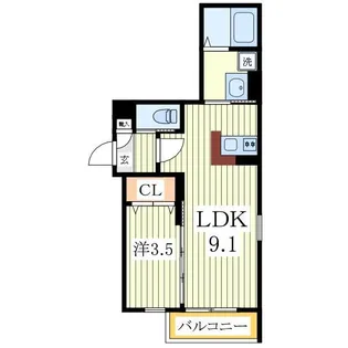 DolceVita南流山【2階】の間取り
