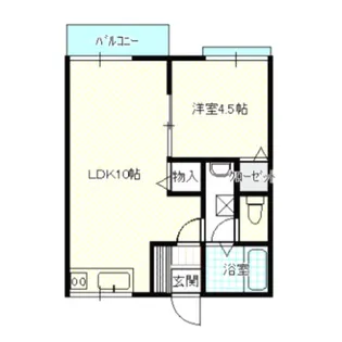 ビバライフ海南【2階】の間取り