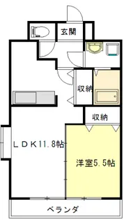 メゾン・ド・ルミエール【6階】の間取り