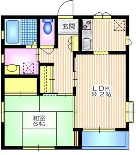 白石メゾン【2階】の間取り