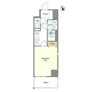 BluRock門前仲町【3階】の間取り