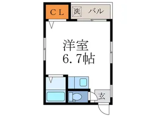 ソレイユ京都【2階】の間取り