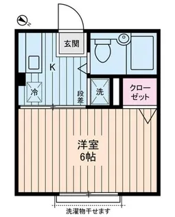 カディカワセII【1階】の間取り