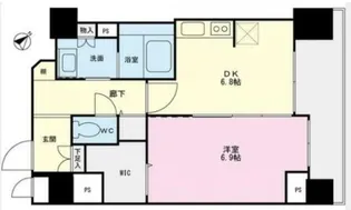 TFレジデンス蒲田【13階】の間取り
