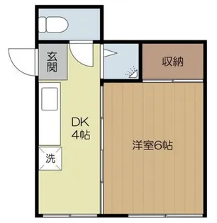 三股荘【2階】の間取り