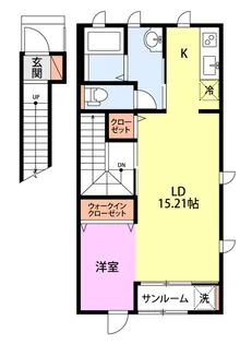 Common石動B棟【2階】の間取り