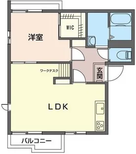 飯塚ハイツD【2階】の間取り