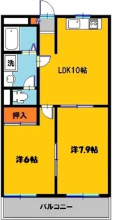 グランドハイツ関根I【1階】の間取り