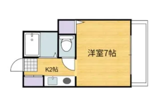 アスティーニ海田南【2階】の間取り