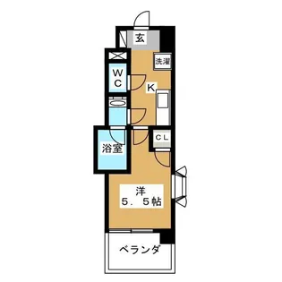 CASA AL MARE【7階】の間取り