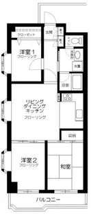 ハイムアゼリア【1階】の間取り