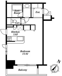 KDXレジデンス白金I【9階】の間取り