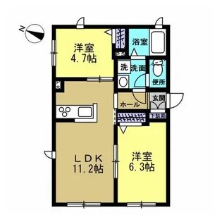 Grandeur【2階】の間取り