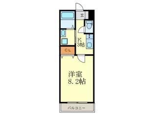 レジデンス禅昌院【2階】の間取り