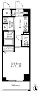 CREATIF文京江戸川橋【4階】の間取り