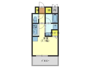 セイワパレス玉造駅上【9階】の間取り