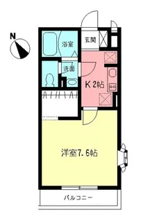 ロングフォレストB【2階】の間取り