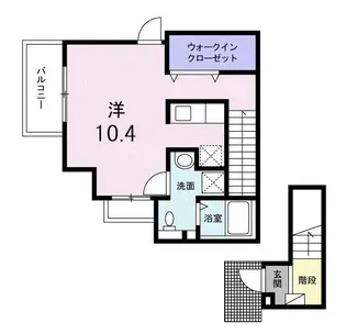 サンフローリッシュ II【2階】の間取り