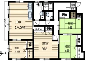 bCASA京王永山re-born【2階】の間取り