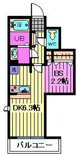 パレ西川口【3階】の間取り