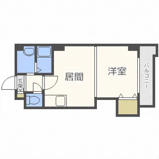 ベルテ手稲前田【5階】の間取り