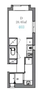 FARE駒込II【4階】の間取り