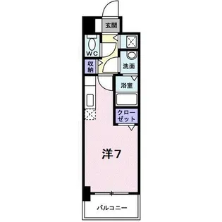 ヴァレ谷上【2階】の間取り