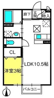 フェリーチェ【1階】の間取り