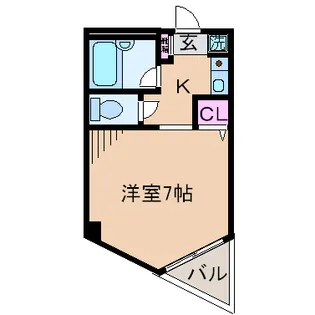 グランドーネ木月【1階】の間取り