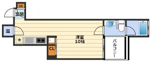 サウスサン【7階】の間取り