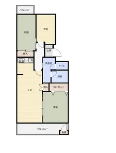 東急ドエル桶川ビレジ【3階】の間取り