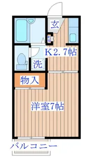 メゾンゴトウJr.2【2階】の間取り