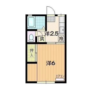 ミサワレジデンス【1階】の間取り