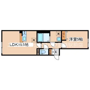 オーレ【1階】の間取り
