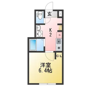 VALERY金沢八景【3階】の間取り