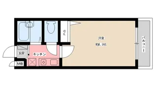 プランドール・エムドゥ【3階】の間取り