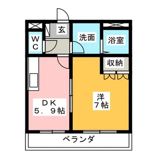 サクセス【1階】の間取り