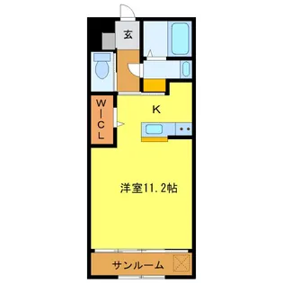 Runa Sole II【2階】の間取り