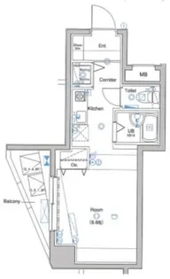 メイクスデザイン秋葉原【2階】の間取り