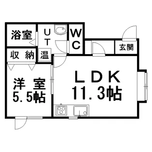 SECIO(セシオ)【1階】の間取り
