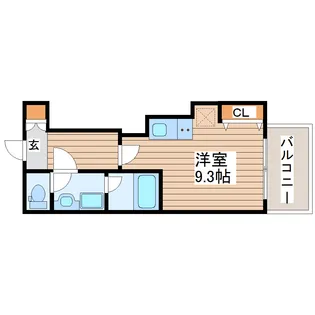 ブルーヴェル青葉通【5階】の間取り