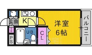 ランピオーネ北三国【3階】の間取り