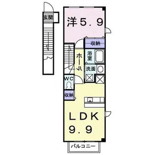 アベニューみなみ【2階】の間取り