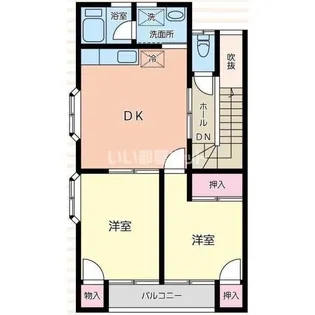 みつわ台パークハウス【2階】の間取り