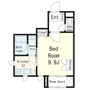 La・plage神宮 ラ・プラージュ神宮【2階】の間取り